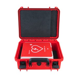 Zestaw Defibrylator AED Reanibex 100 + walizka ochronna IP67