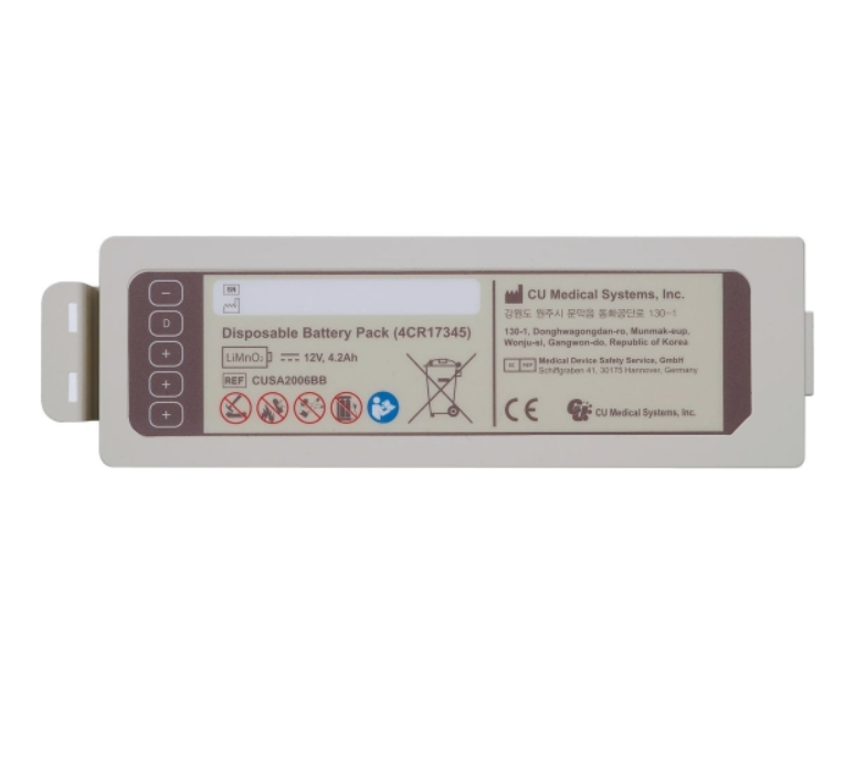 Bateria CU Medical Long Life do defibrylatora SPR.png