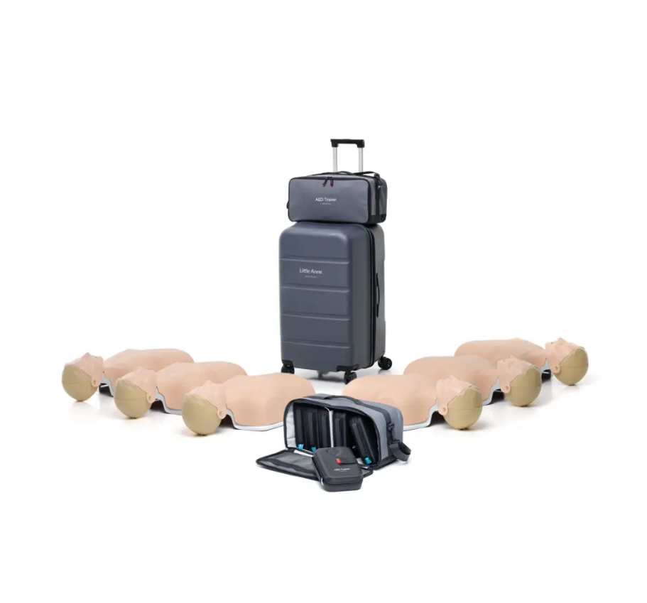 Zestaw do nauki RKO - 6 Little Anne jasna skóra + 6 AED + torba na AED Trainer 1.png