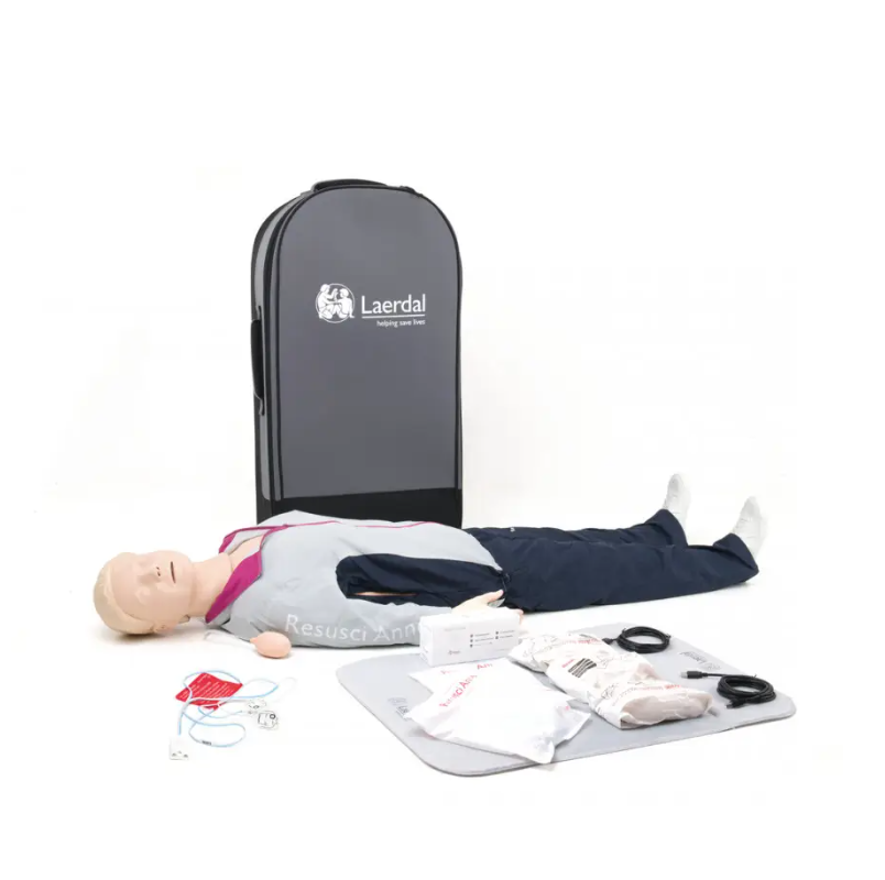Fantom osoby dorosłej do nauki RKO ze skórą AED Link Resusci Anne QCPR.png