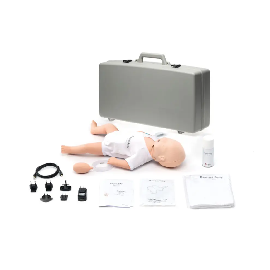 Fantom niemowlęcia do nauki RKO z głową do intubacji Resusci Baby QCPR 1.png